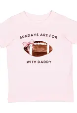 Sweet Wink Football With Daddy Short Sleeve T-Shirt