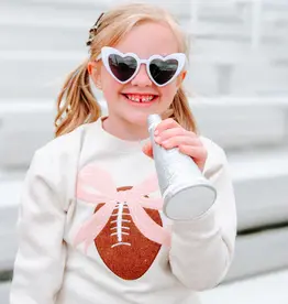 Sweet Wink Coquette Football Patch Sweatshirt
