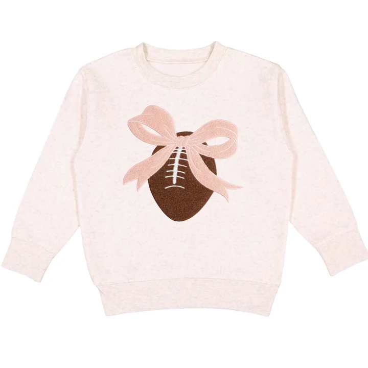 Sweet Wink Coquette Football Patch Sweatshirt