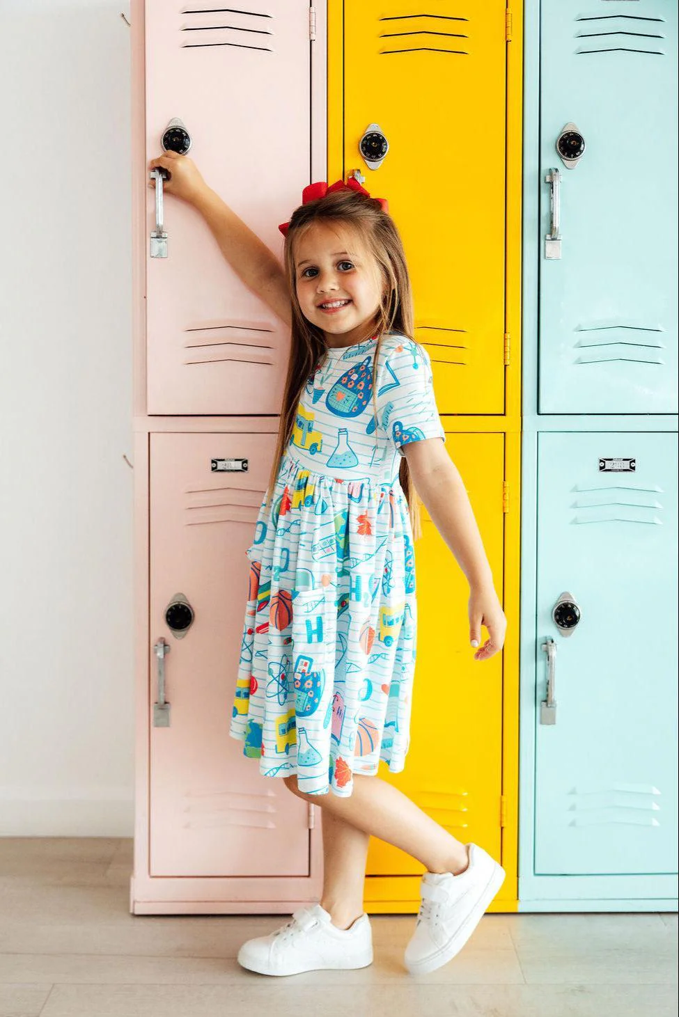 Mila & Rose School Rules S/S Pocket Twirl Dress