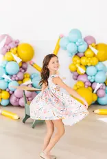 Mila & Rose Class Act Flutter Sleeve Twirl Dress