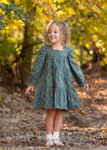 Mabel and Honey | Isobella and Chloe Autumn Ivy Dress