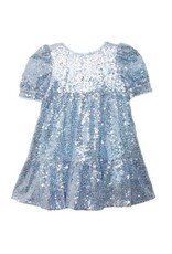 Mabel and Honey | Isobella and Chloe Starry Blue Dress