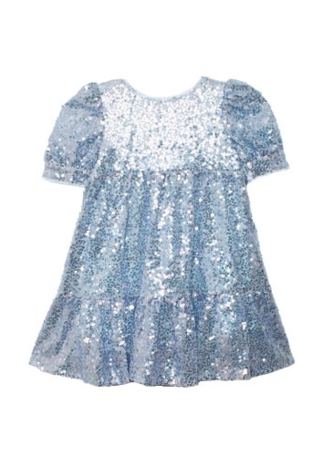 Mabel and Honey | Isobella and Chloe Starry Blue Dress