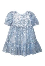 Mabel and Honey | Isobella and Chloe Starry Blue Dress