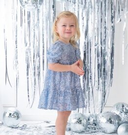 Mabel and Honey | Isobella and Chloe Starry Blue Dress