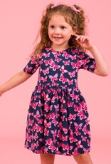 RuffleButts + RuggedButts Short Sleeve Knit Twirl Dress