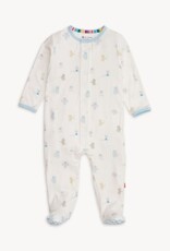 Magnetic  Me Blue Baby Beats Modal Footie