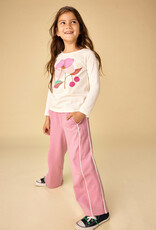 Tea Collection Cherry Blossom Graphic Tee Chalk