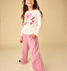 Tea Collection Cherry Blossom Graphic Tee Chalk