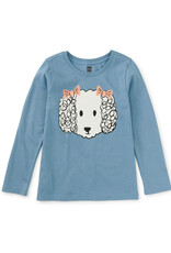 Tea Collection Maltipoo Graphic Tee Blue Tide