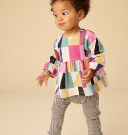 Tea Collection Boho Top & Pants Baby Set Pojagi Patchwork