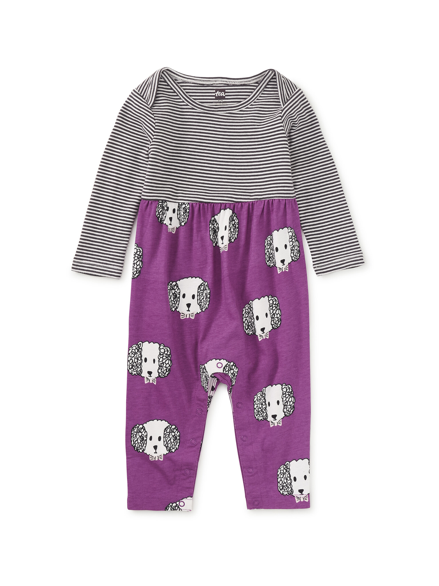 Tea Collection Print Mix Baby Romper Maltipoo