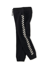 Tea Collection Stripe-Out Joggers Jet Black