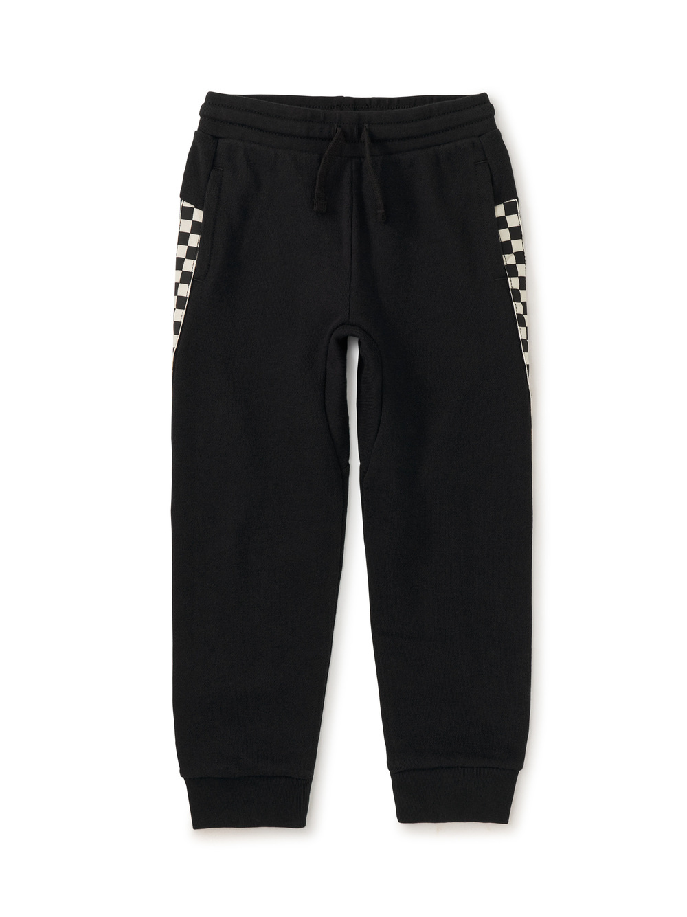Tea Collection Stripe-Out Joggers Jet Black