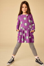 Tea Collection Long Sleeve Pocket Dress Maltipoo