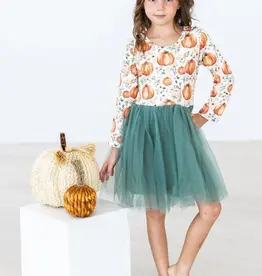 Mila & Rose Harvest Florals L/S Tutu Dress