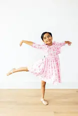 Mila & Rose Twirling en Pointe 3/4 Sleeve Ruffle Twirl Dress