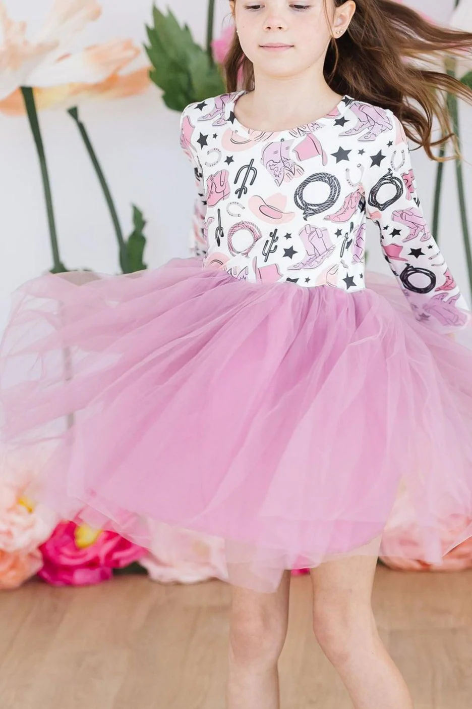 Mila & Rose Wild West L/S Tutu Dress