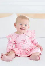 Mila & Rose Howdy 3/4 Sleeve Flutter Twirl Bodysuit