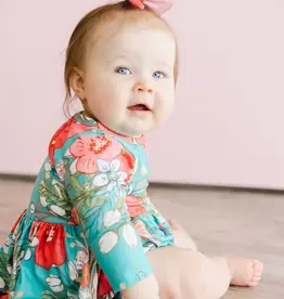 Mila & Rose After the Rain 3/4 Sleeve Twirl Bodysuit