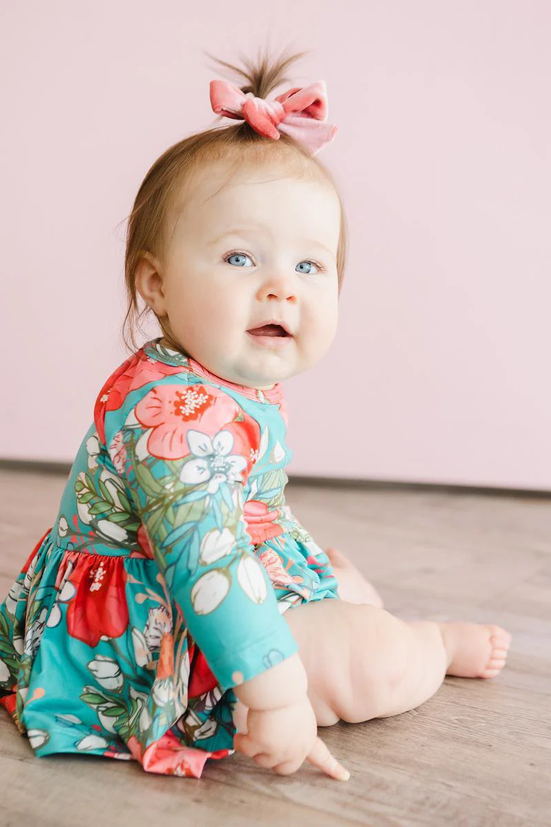 Mila & Rose After the Rain 3/4 Sleeve Twirl Bodysuit