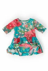 Mila & Rose After the Rain 3/4 Sleeve Twirl Bodysuit
