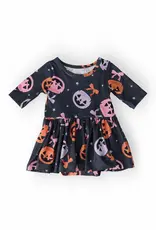 Mila & Rose Sweet Tooth 3/4 Sleeve Twirl Bodysuit