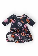 Mila & Rose Sweet Tooth 3/4 Sleeve Twirl Bodysuit