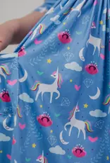 Mila & Rose Blue Moon 3/4 Sleeve Pocket Twirl Dress
