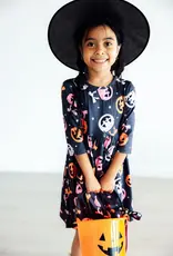 Mila & Rose Sweet Tooth 3/4 Sleeve Pocket Twirl Dress