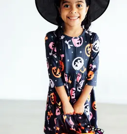 Mila & Rose Sweet Tooth 3/4 Sleeve Pocket Twirl Dress