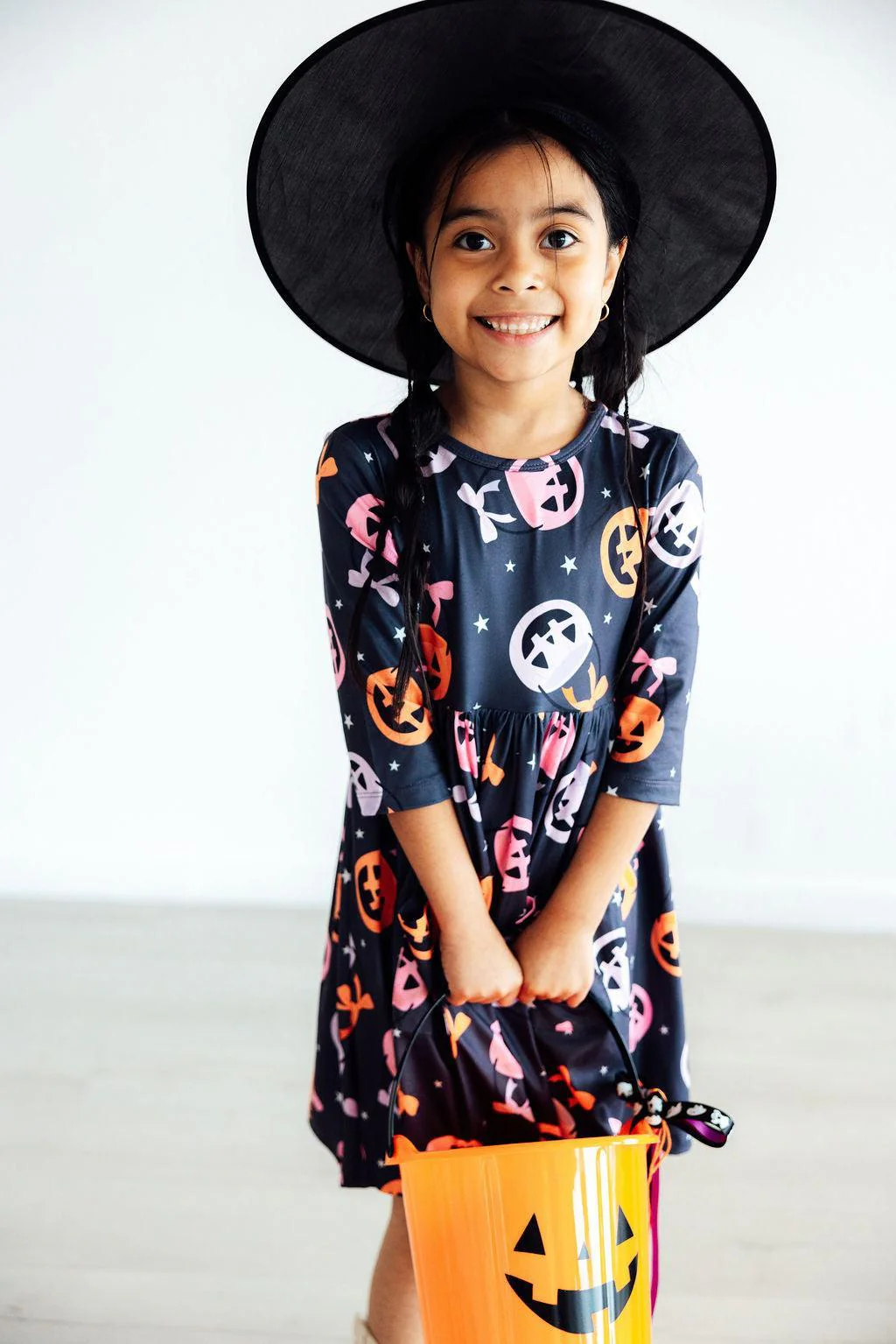 Mila & Rose Sweet Tooth 3/4 Sleeve Pocket Twirl Dress