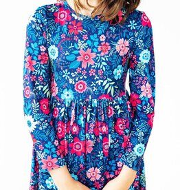Mila & Rose Sweet Gardenia L/S Pocket Twirl Dress