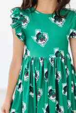 Mila & Rose Southlake Carroll Dragons Flutter Twirl Dress