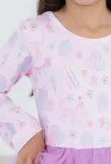 Mila & Rose Party Princess L/S Tutu Dress