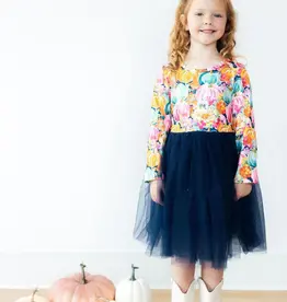Mila & Rose Preppy Patch L/S Tutu Dress