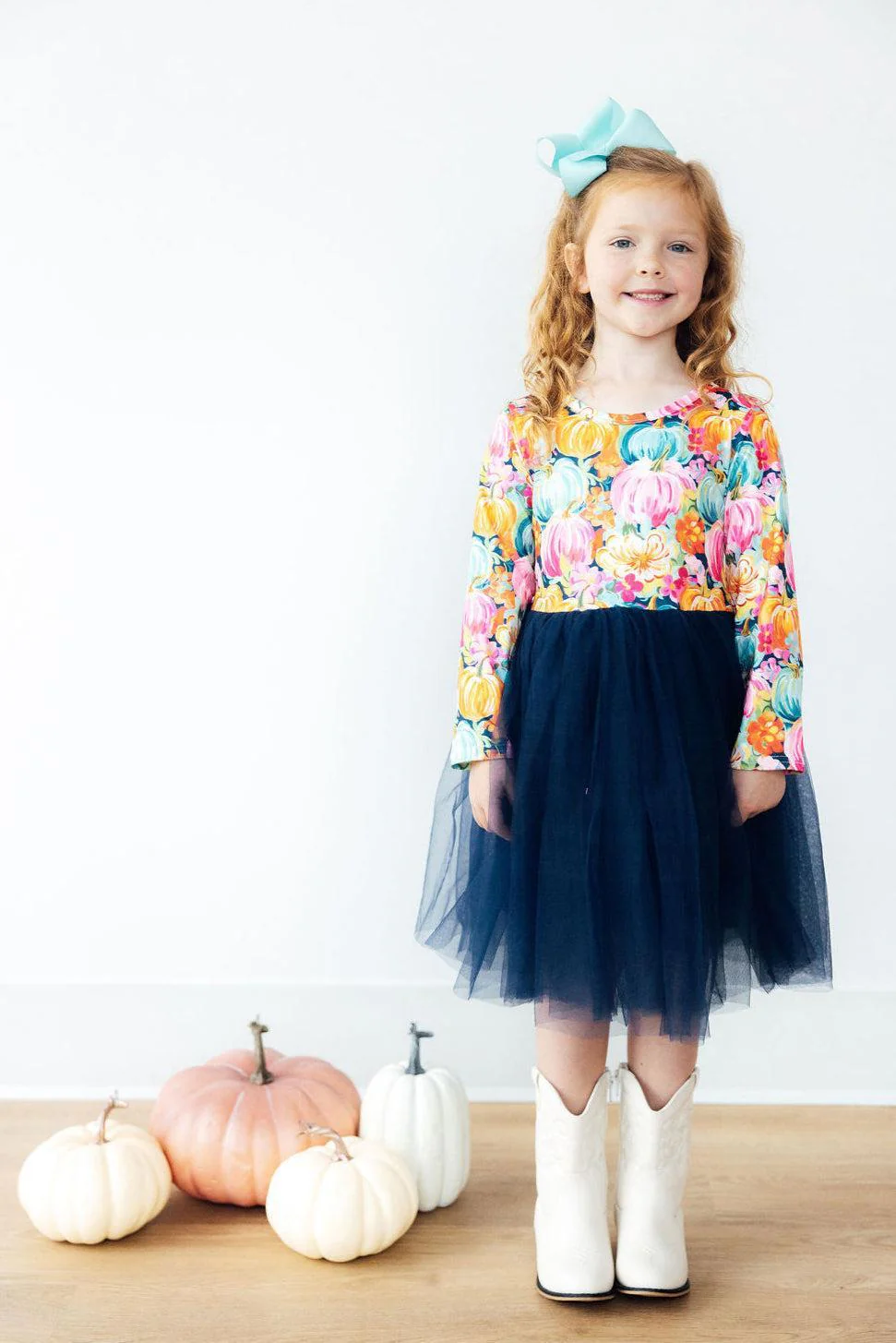 Mila & Rose Preppy Patch L/S Tutu Dress