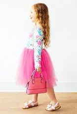 Mila & Rose Rainbow Sparkle L/S Tutu Dress