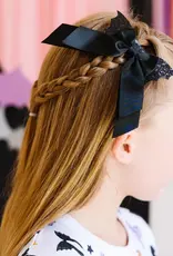 Sweet Wink Glitter Bat Halloween Coquette Bow Clip