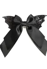 Sweet Wink Glitter Bat Halloween Coquette Bow Clip