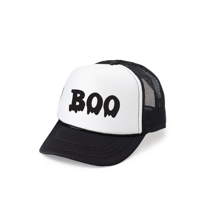 Sweet Wink Boo Drip Halloween Trucker Hat