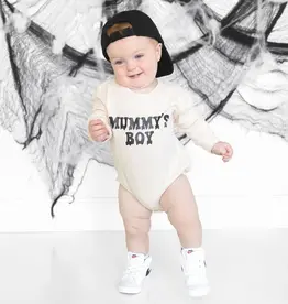 Sweet Wink Mummy's Boy Halloween Long Sleeve Romper