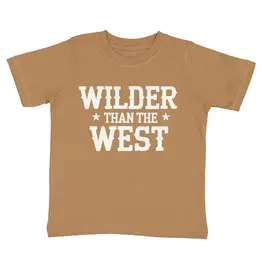 Sweet Wink Wilder Than The West Short Sleeve T-Shirt Mocha