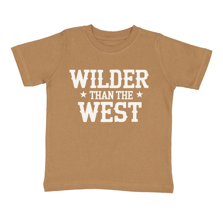 Sweet Wink Wilder Than The West Short Sleeve T-Shirt Mocha