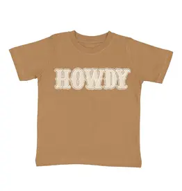 Sweet Wink Howdy Patch Short Sleeve T-Shirt Mocha