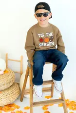 Sweet Wink Tis the Season Pumpkin Patch Sweatshirt Mocha