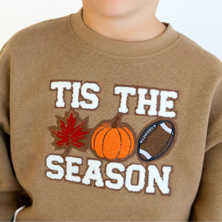 Sweet Wink Tis the Season Pumpkin Patch Sweatshirt Mocha
