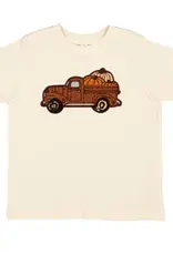 Sweet Wink Fall Truck Patch Short Sleeve T-Shirt Natural