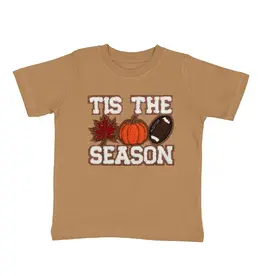 Sweet Wink Tis the Season Pumpkin Patch Short Sleeve T-Shirt Mocha